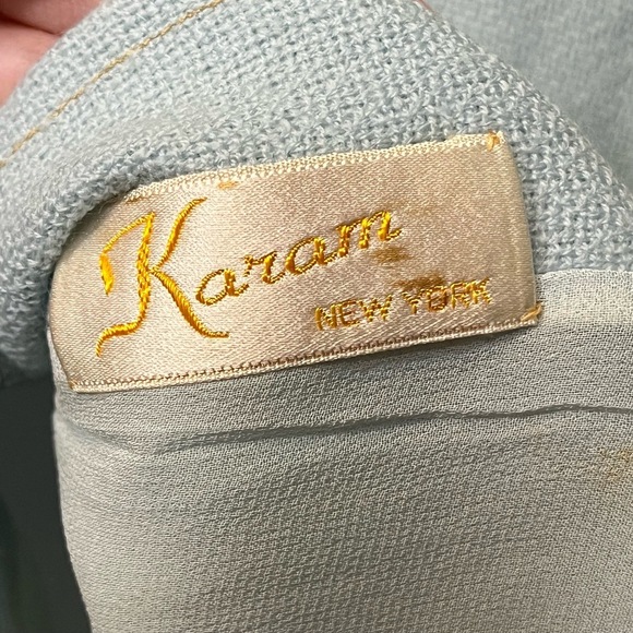 Vintage Karam New York Robe Womens 14 Floral Pockets Cottagecore 1970s - Picture 3 of 13